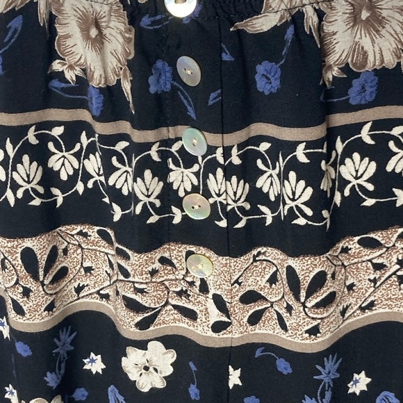 Vintage Studio Rayon Floral Shorts Sz Med - Picture 3 of 4